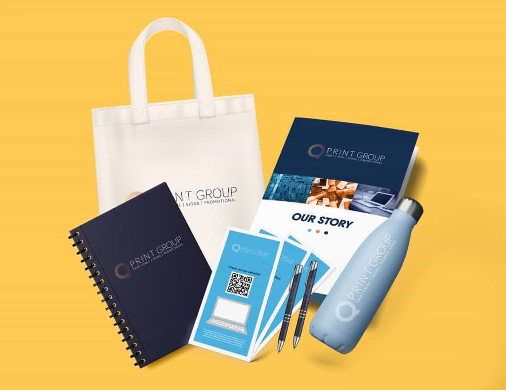 Print products for brand launch