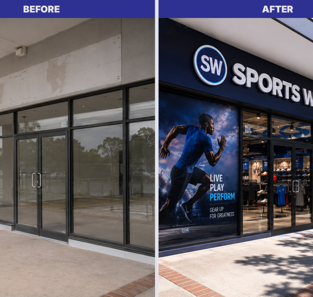 Before and after roll out